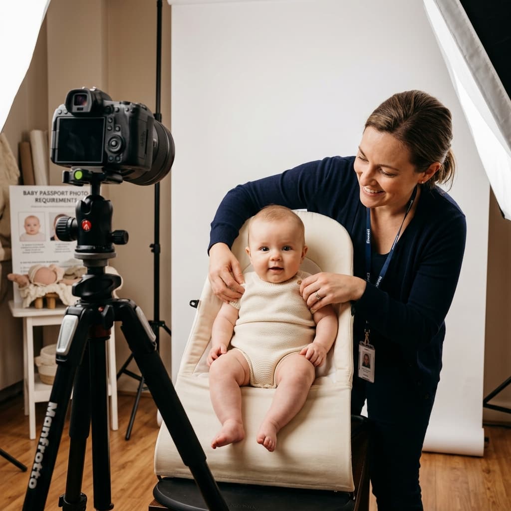 Pasfoto baby en kind