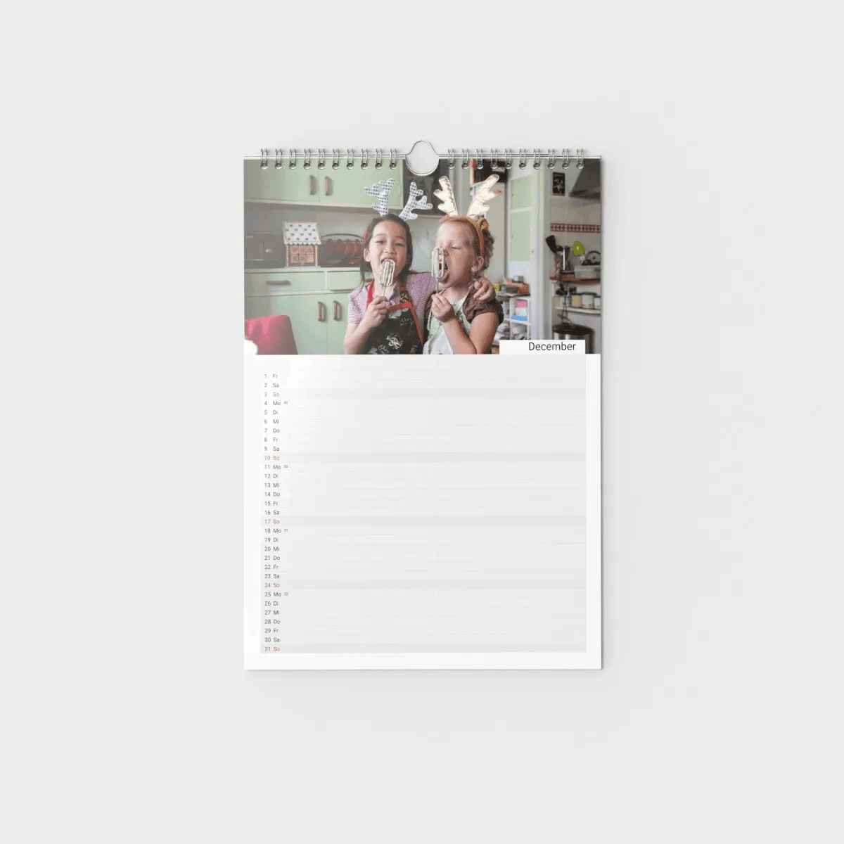 Familieplanner met foto's