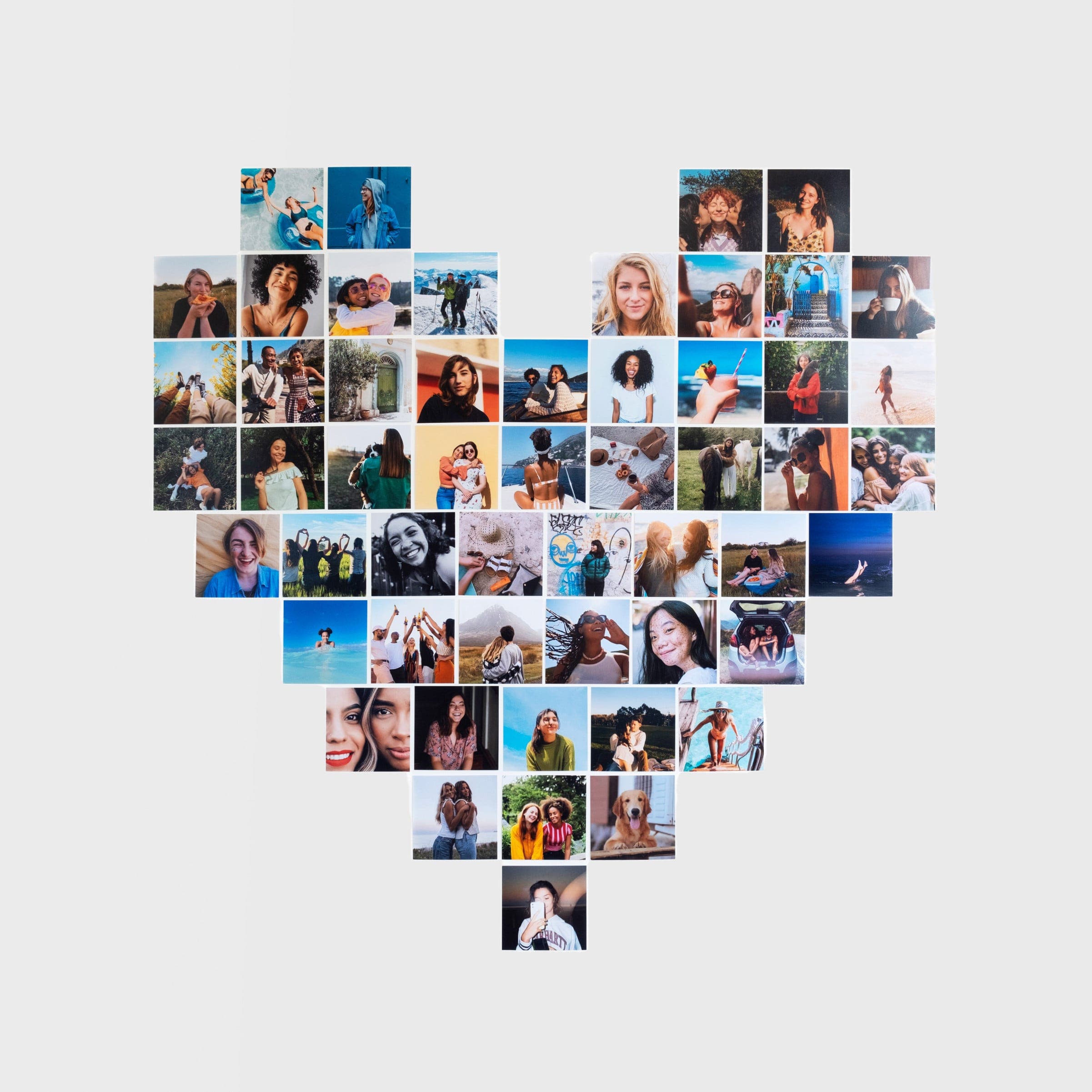 Fotocollage hart